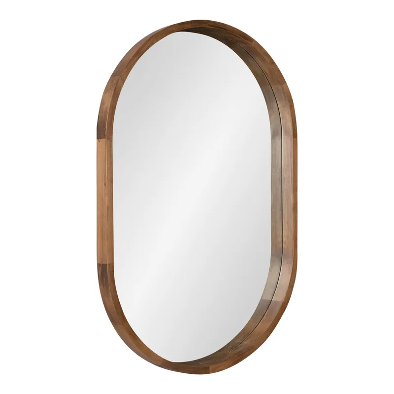 Hutton Wood Framed Capsule Mirror Top Pick