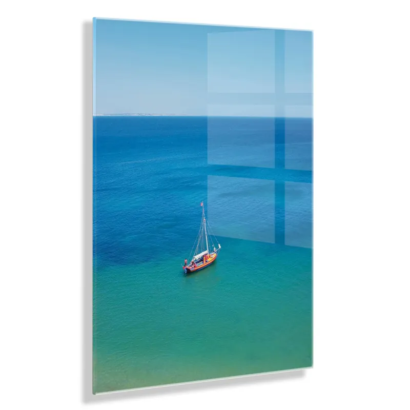 A Lagos Sail Floating Acrylic Art by Rachel Bolgov Discount