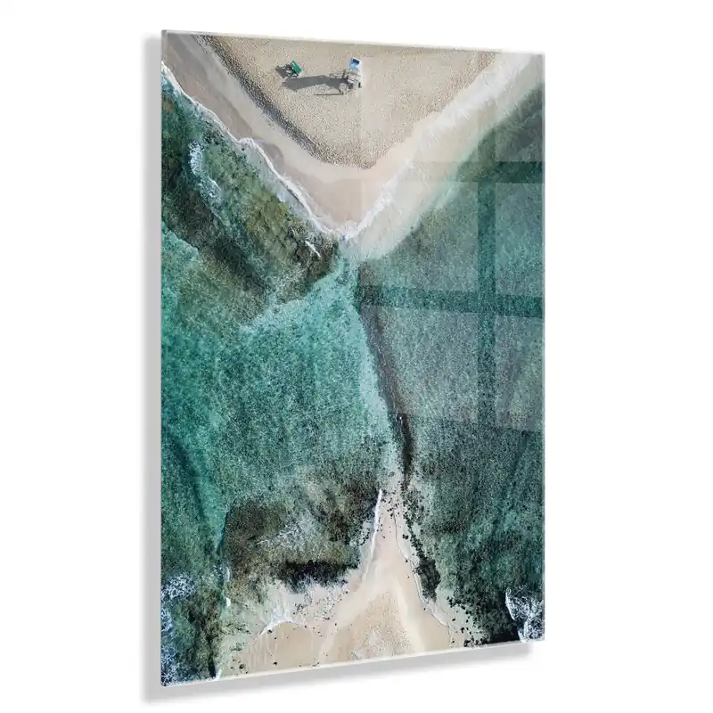 Poipu Beach Kauai Floating Acrylic Art by Rachel Bolgov Time-Limited