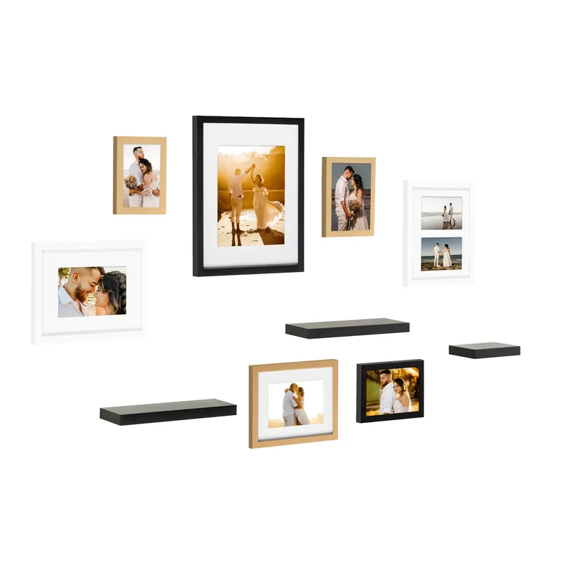 Gallery Wall Frame And Shelf Kit Modern