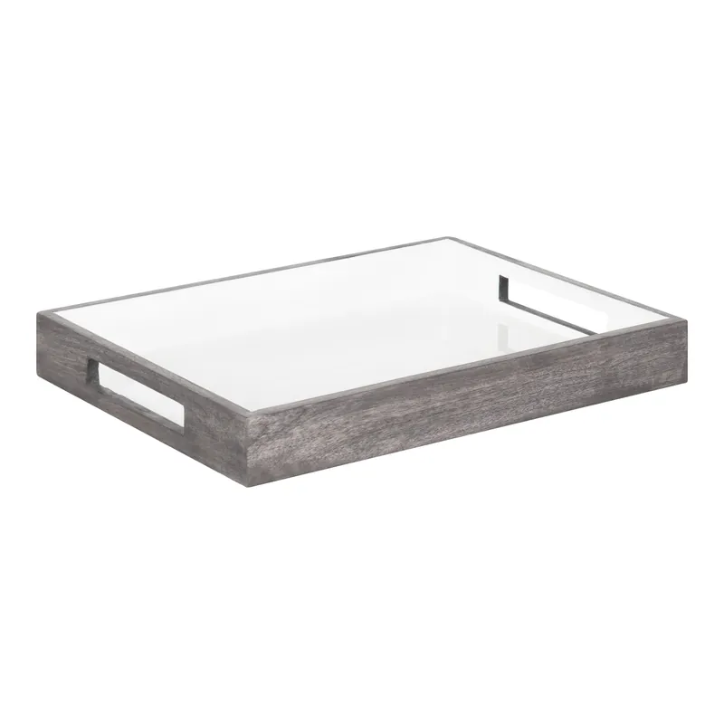 Worldwide Shipping Ehrens Decorative Wood Tray