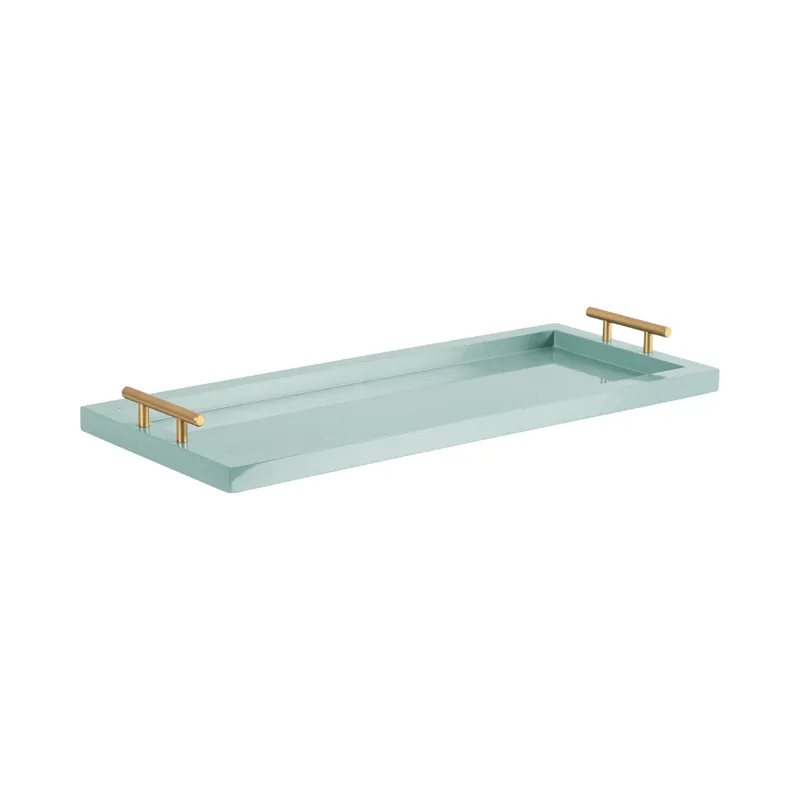 Holiday Sale Halsey Wood Rectangle Decorative Tray