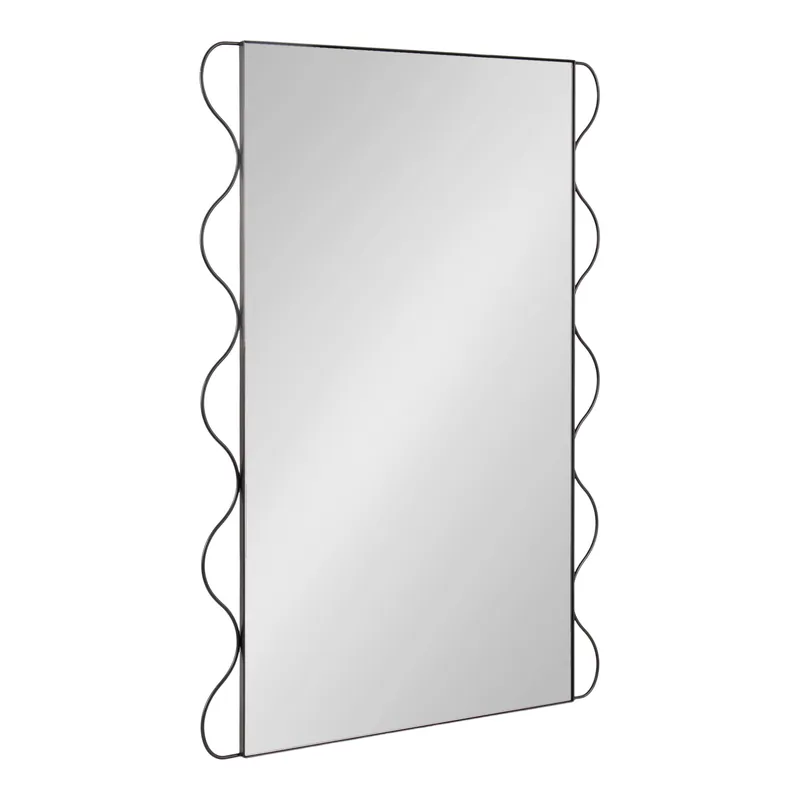 Wriggle Wavy Wall Mirror Metal Latest