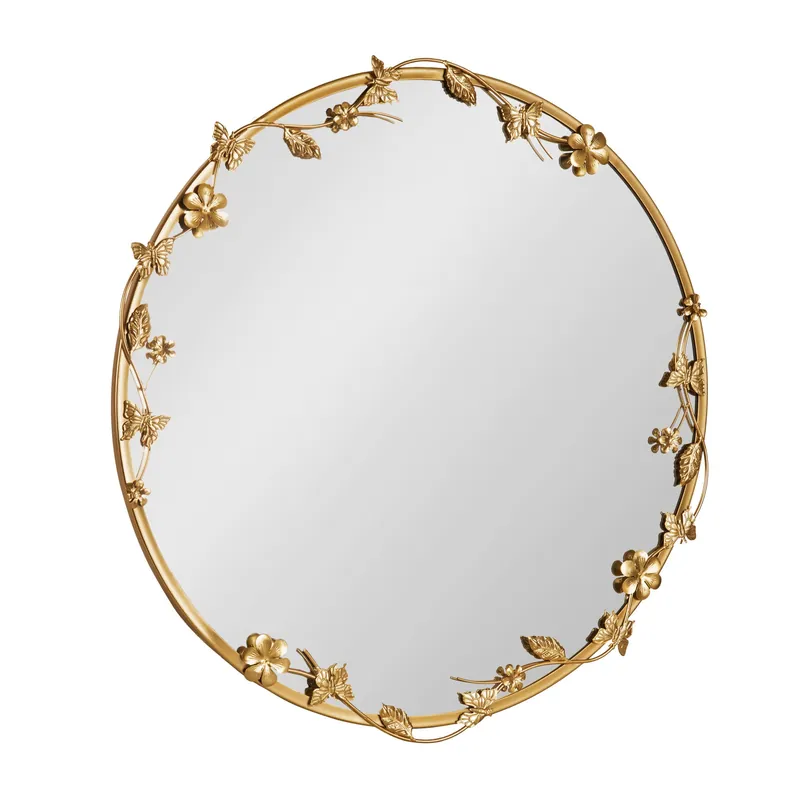 Rosella Floral Wall Mirror Metal Don’t Miss Out