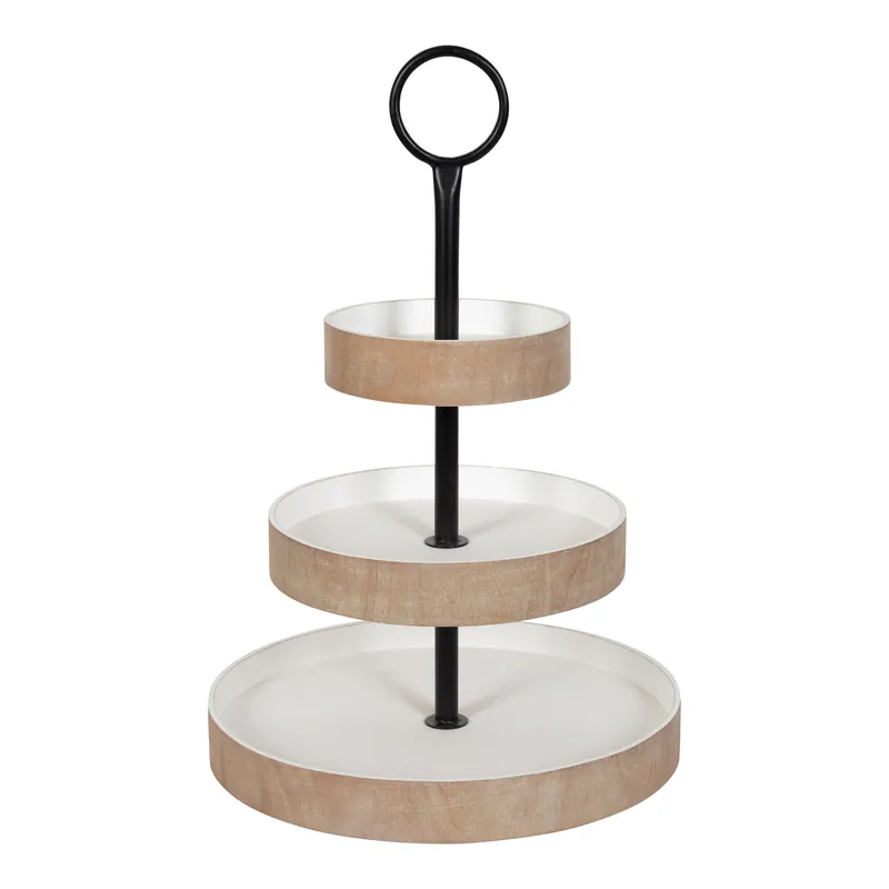 Super Sale Woodmont 3 Tiered Wood Tray