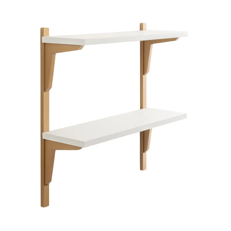 Direct From Manufacturer Meridien Wood Wall Shelf