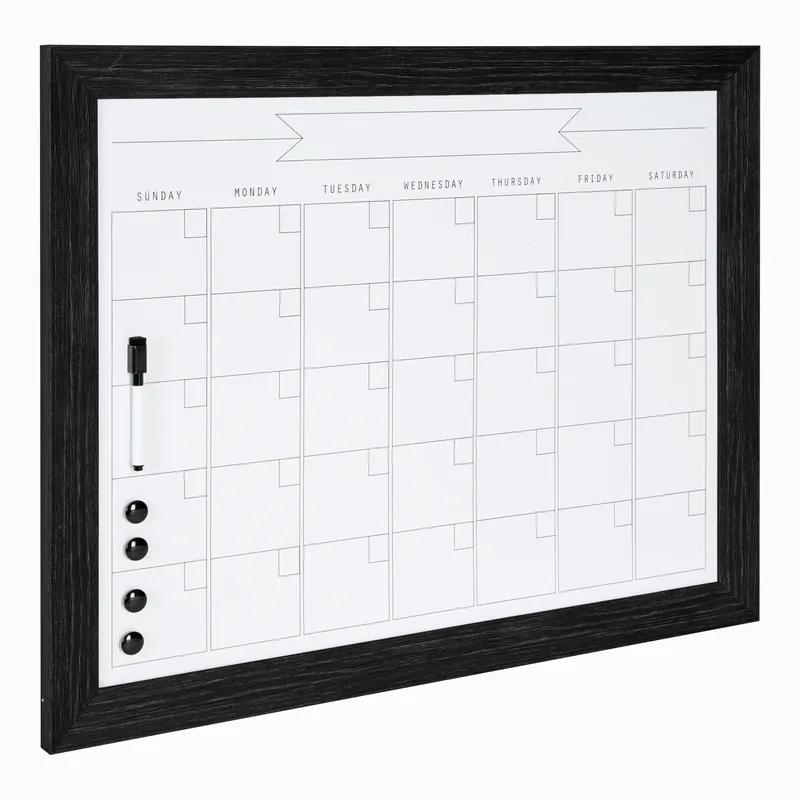 Beatrice Framed Magnetic Dry Erase Monthly Calendar Big Sale