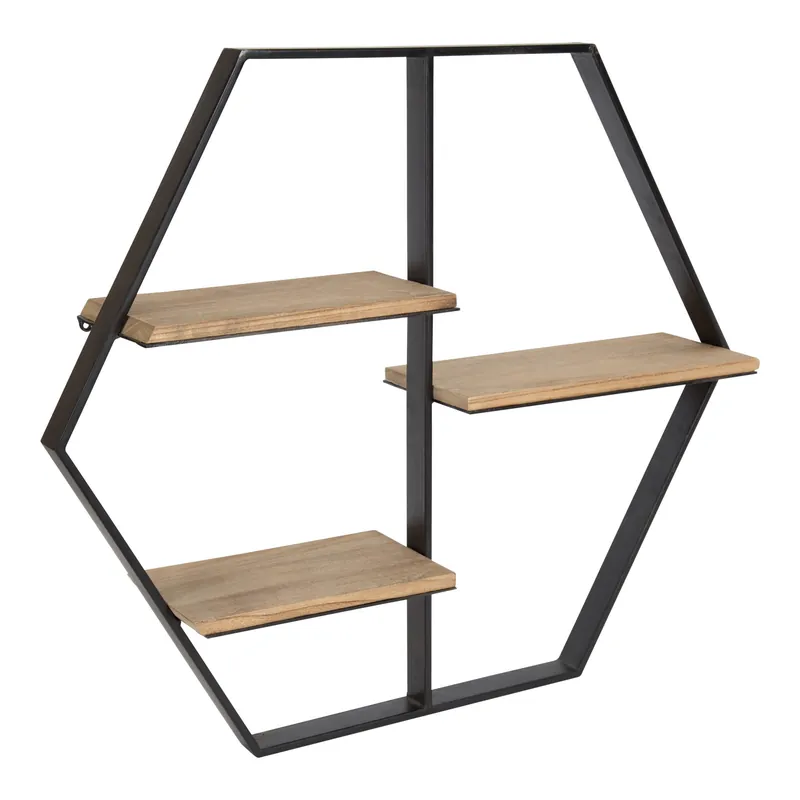 Ladd Hexagon Floating Shelves Wholesale