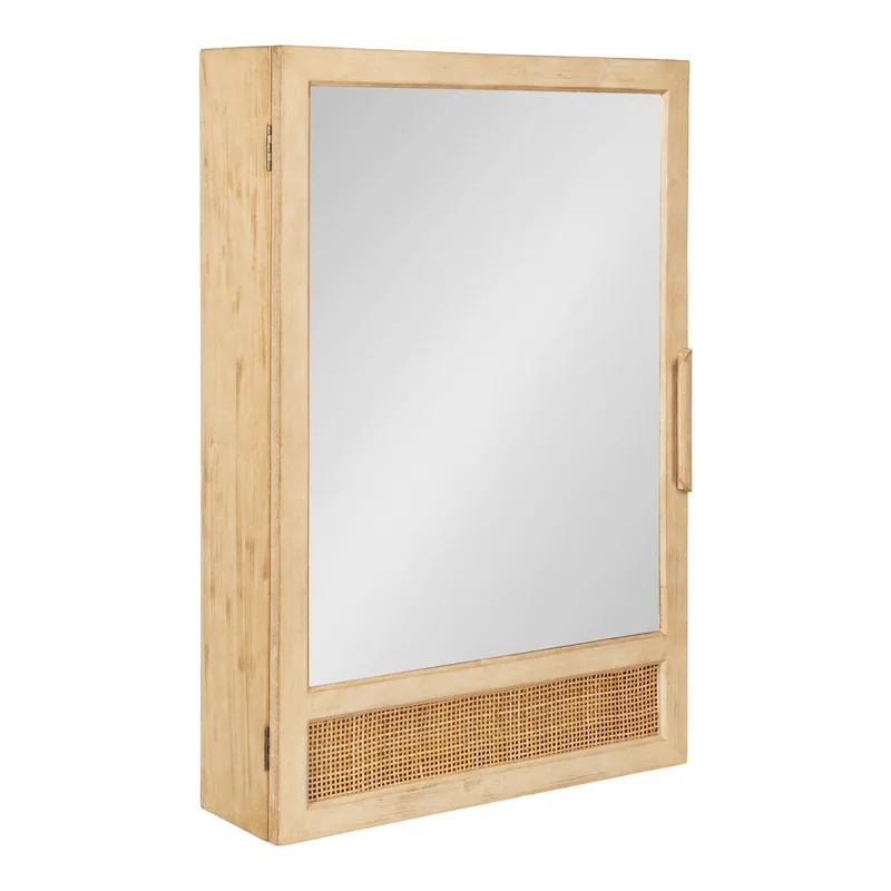 Weekend Sale Ori Rattan Mirror Vanity Cabinet