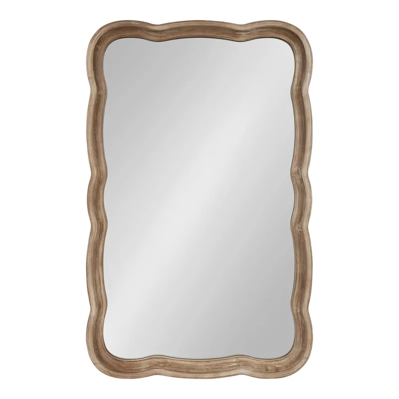 Hatherleigh Scallop Wood Wall Mirror Seasonal Sale
