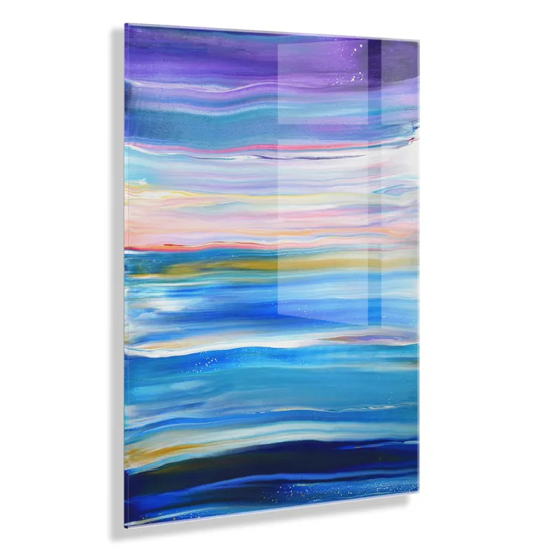 Place Order Seaside Serenity Floating Acrylic Art by Xizhou Xie