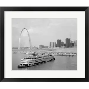 1960s St. Louis Missouri Gateway Arch Skylineby Vintage PI Hot Picks