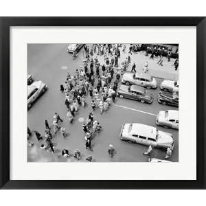 1950s New York City, Ny 5Th Avenue View?by Vintage PI Latest