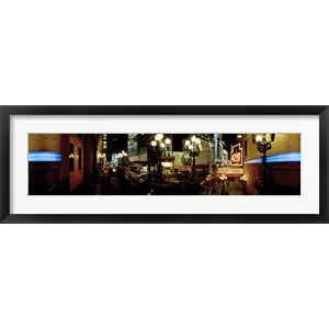 360 degree view of a city lit up at night, Broadway, Manhattan, New York City, New York State, USAby Panoramic Images Brand New
