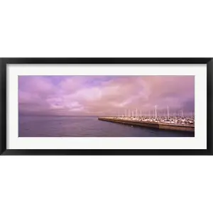 Yachts moored at a harbor, San Francisco Bay, San Francisco, California, USAby Panoramic Images Best Price
